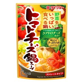 다이쇼 토마토 치즈나베 스프 스트레이트 타입, 1개, 750g