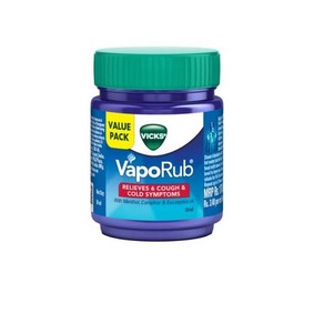 Vicks 빅스 VapoRub RELIEVES 6 COUGH & Cold SYMPTOMS 코막힘 크림 50 ML, 2세트, 50ml