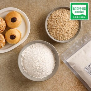 싸리재 유기농 건식 쌀가루 [현미 멥쌀가루 300g] 베이킹 비건요리, 단품, 300g, 1개