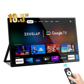 ZEUSLAP 스마트 휴대용 모니터 18.5인치 터치 스크린 포터블 보조모니터 Z18TV PRO