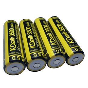 KDsafe 후레쉬 전용 18650 리튬이온 배터리 3500mAh