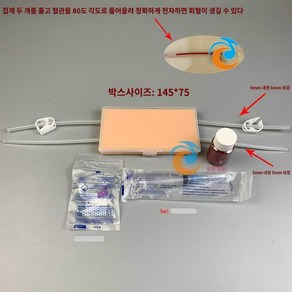 정맥주사 실습 모형 연습 인공피부 근육 팔 부착형 간호사 팔뚝 간호조무사, 정맥 천자 모듈(소), 1개