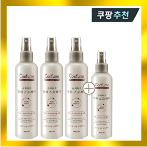 과일나라 슈퍼하드 헤어워터스프레이 252ml 3+1개, 4개