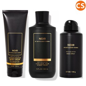 [미국직배송] 배쓰앤바디웍스 누아르 남성 바디케어 바디크림 바디워시 스프레이중 택1 NOIR Bath&Body Works Body Cream Wash