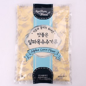 새롬푸드 맛좋은 알파옥수수가루, 1kg, 2개