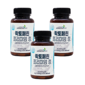 장용성 락토페린 다이어트 300 14정 식약처 기능성원료 인증 lactofein diet / 3000mg 락토페린 프리미엄 정 60정 해썹인증 haccp [사은품 증정], 3개