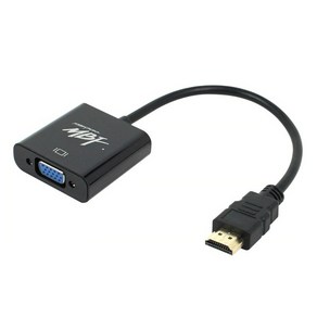 엠비에프 RGB 모니터 노트북연결 HDMI to VGA 컨버터