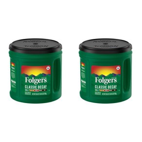 폴저스 폴저스 클레식 디카페인 미디엄 분쇄 커피 Folges Folges Classic Decaf Gound Coffee Medium, 865g, 2개