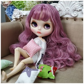 Blythe 30공주 구체관절인형 30cm 풀세트 브라이스 19관절바디 수제 메이크업 BJD + 핸드파츠 ICY DBS, 07번, 1개