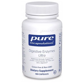 Pue Encapsulations SR-CoQ10 witPue Digestive Enzymes Ulta 퓨어 인캡슐레이션 다이제스티브 엔자임 울트라 180캡슐h PQQ SR 코큐텐 with 60캡슐, 60정, 1개