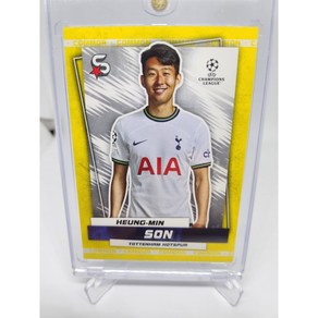 2022 Topps CC Superstars YELLOW 손흥민 카드 EPL 축구 카드