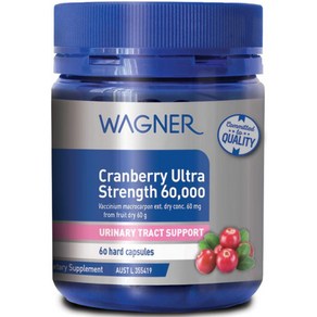 호주 와그너 Wagne Canbey 크랜베리 울트라 스트렝스 60000mg, 60정, 2개