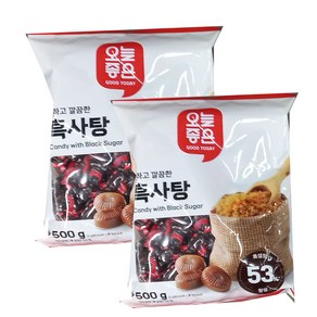 오늘좋은 흑사탕 (500G), 2개, 500g