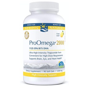 노르딕 내추럴 프로 오메가 3 90정 Nodic Natuals PoOmega 2000 Lemon Flavo - 2150 mg Omega-3, 1개