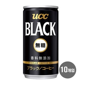 UCC 블랙 넌 슈가캔 185ml 10개세트