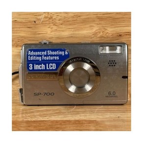 올림푸스 SP700 실버 3 LCD 6.0 MP 3x 광학 줌 컴팩트 디지털 카메라, 1개