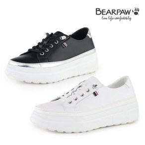 베어파우 베어파우(BEARPAW 소가죽 경량 여성슬립온 ESTELA 블랙 화이트 (K2280001 0840A)2종택1 920121