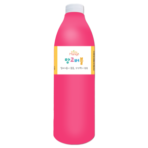 키즈망고 망고버블 거품물감, 1000ml, 핑크