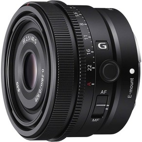 소니표준 단초점 렌즈풀 사이즈FE 40mm F2.5 GG 렌즈디지털 일안 카메라 α[E마운트]용 렌즈SEL40F25G