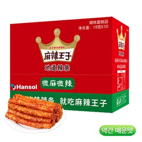 MALAWANGZI 마라왕자 라티아오 라탸아오 중국쫀드기 술안주 약간 매운맛 550g, 540g, 1개