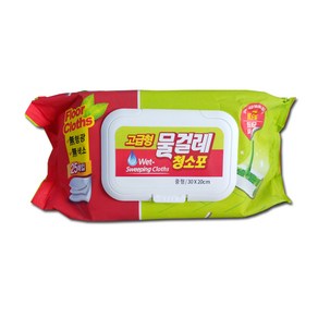 감동 도톰한 고급형 물걸레 청소포 중형 25매 청소물티슈, 6개
