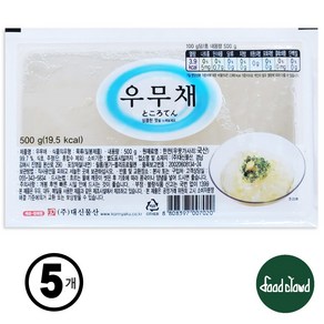 저칼로리 다이어트 우뭇가사리 대신물산 우무채 500g, 5개