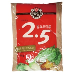 백설 발효조미료 1kg 고복합 업소용조미료, 1개