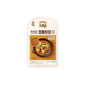 다담 정통된장찌개 양념 140G, 정통된장찌개양념140GX5개, 5개