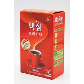 맥심 솔루블 오리지날 스틱(커피만) 20T, 1g, 1개