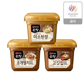 청정원 된장450g 3종(미소/조개/고기) 택 x2개 골라담기, 450g, 2개