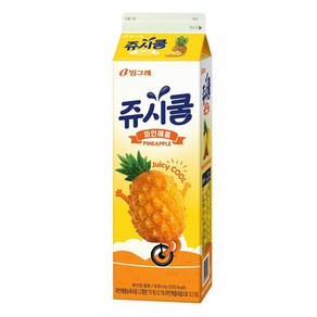 쥬시쿨파인 빙그레 930ml