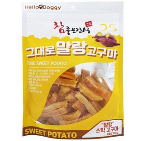 헬로도기 그대로 말랑 스틱고구마 스틱, 고구마맛, 250g, 4개