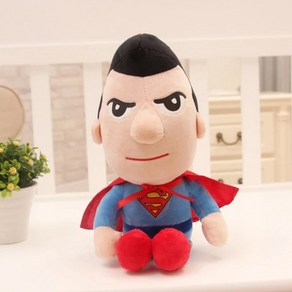 스파이더맨 봉제 인형 장난감 만화 대형 아동 천 베개 어린이 크리스마스 선물 20 30cm, supeman 27cm, 1개