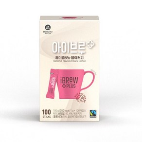 맥널티 아이브루플러스 헤이즐넛향 블랙커피 100T