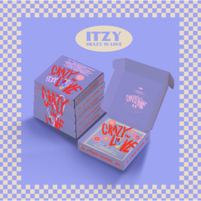 개봉앨범  포토카드포스터 미포함  유나 버전  ITZY 있지 1집 앨범 CRAZY IN LOVE