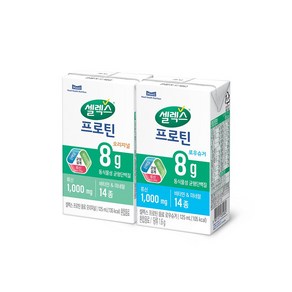 셀렉스 마시는 프로틴 음료 125ml 혼합구성 로우슈거12팩+오리지널12팩(총 24팩), 1세트