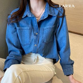 KARRA (77까지)스티치데님카라셔츠_A4F0025