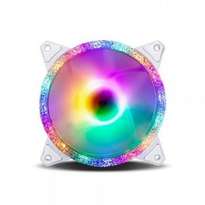 [Victor] CRYSTAL DOUBLE 7COLOR RAINBOW-120 (화이트) [시스템쿨러/120mm]