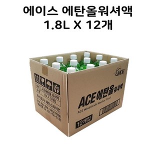 에이스라이언 ACE 에탄올 워셔액, 12개, 1.8L