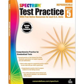 Spectum Test Pactice Gade 5 : With Fee Online Resouces fo each U.S. State
