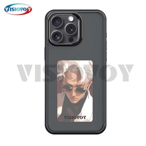 Visiovoy 4 Colo E ink Sceen Fo Iphone 13 14 15 Po Max Phone Case NFC DIY Back Cove Battey Fee