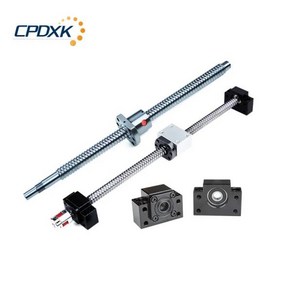 CNC 볼 스크류 BKBF15 엔드 머시닝 너트 SFU2010 서포트 커플링 포함 20mm 1500mm, 250mm, 1개