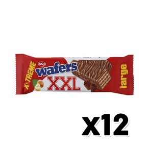 XXL웨이퍼 코코아 수입초코바 50g x 12개