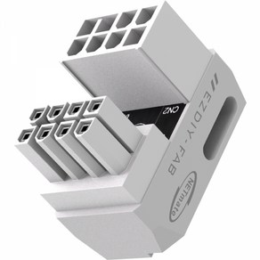 [EZDIY-FAB] 12VHPWR RVS 180도 어댑터 [화이트], 1개