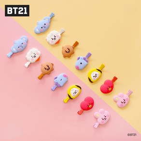 BT21 minini 미니니 Hai 헤어클립 헤어핀 머리핀 앞머리 미니핀 굿즈