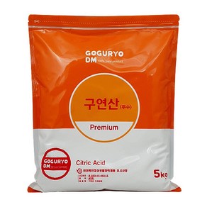 고구려디엠 구연산 프리미엄 5kg x 1개