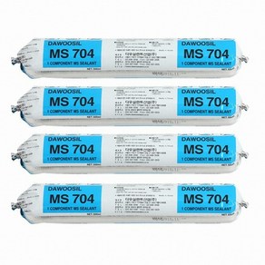 다우실리콘 우레탄 변성 실리콘 MS 704 방수 도장가 쏘세지1박스 20입, 백색, 500ml, 20개