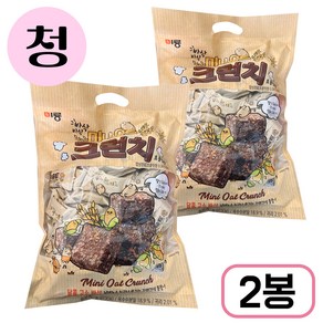 올따옴) 바삭바삭 미니오트 크런치 초콜릿향 520g 3개, 2개