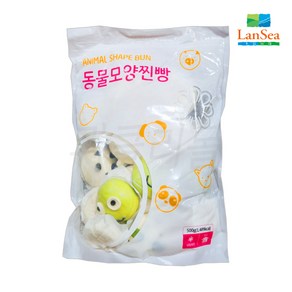 푸드라인_ 랜시 동물모양 찐빵 (약 20개입), 500g, 3개