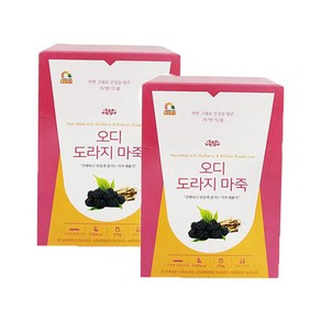 [트윈스몰] 1+1 스틱형 간편하고 맛있는 식사대용식 오디 도라지 마죽 13포, 2개